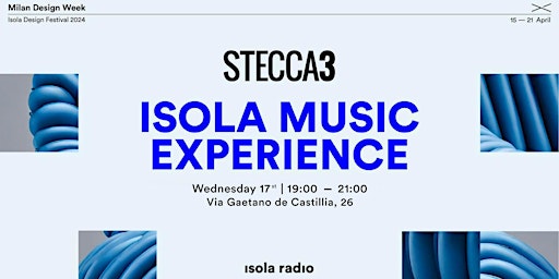 Imagen principal de 17.04 | Isola Music Experience @Stecca3