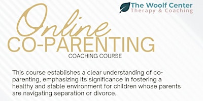 Primaire afbeelding van Self-Paced Co-Parenting Coaching Course