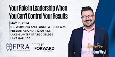 Your Role in Leadership When You Can't Control Your Results primary image