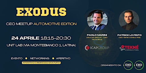 Imagem principal do evento Exodus Meetup - Automotive Edition