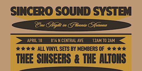 Thee Sinseers & The Altons After Party PHX