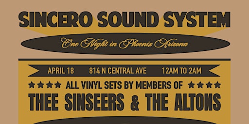 Thee Sinseers & The Altons After Party PHX primary image