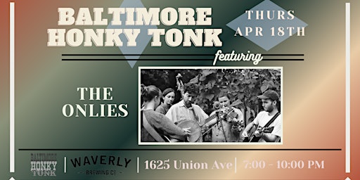 Imagem principal do evento Baltimore Honky Tonk feat: The Onlies