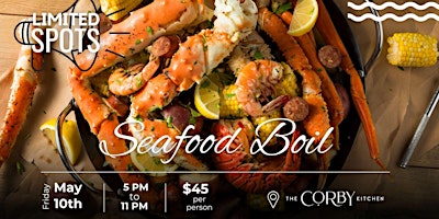 Imagen principal de Seafood Boil at The Corby Kitchen