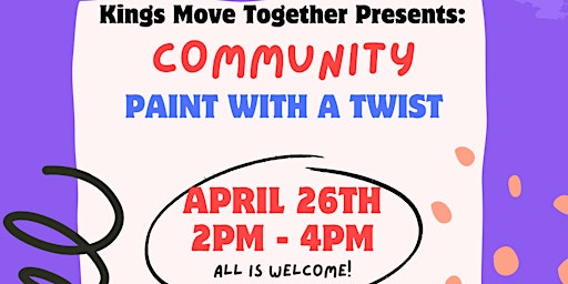 Imagem principal do evento Community Paint With A Twist