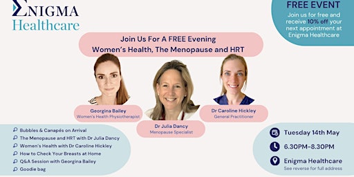 Imagem principal do evento Women’s Health & Menopause Event