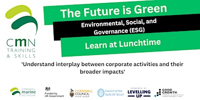 Imagem principal de Learn at Lunchtime: Environmental, Social, and Governance (ESG)