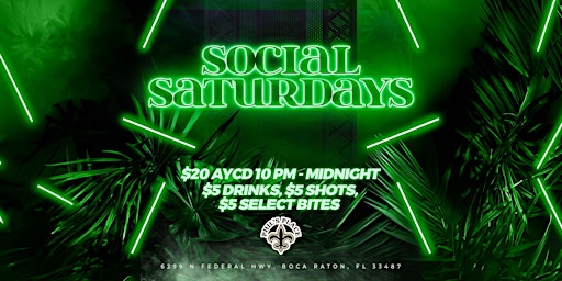 SOCIAL SATURDAYS primary image