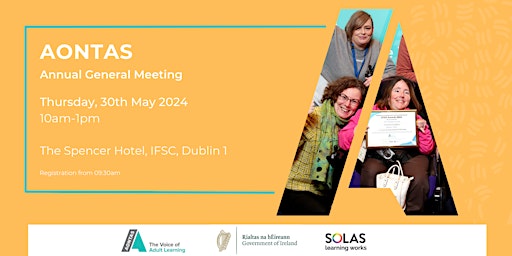 AONTAS Annual General Meeting 2024 primary image