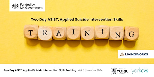 Primaire afbeelding van Two Day ASIST: Applied Suicide Intervention Skills Training