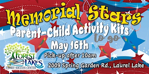 Imagem principal do evento Parent Child Activity Kits To-Go - Memorial Stars