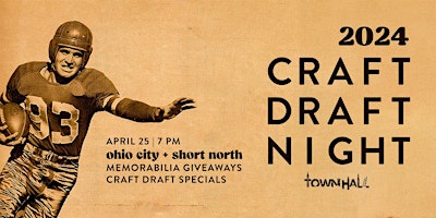 Primaire afbeelding van Craft Draft Night - TownHall Short North