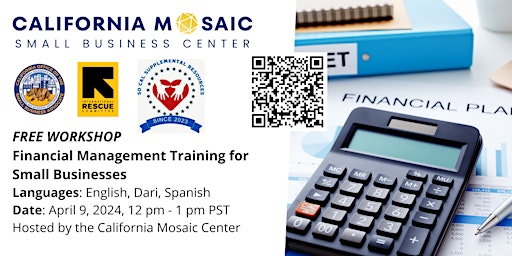 Immagine principale di FREE Online Workshop: Financial Management Training for Small Businesses 