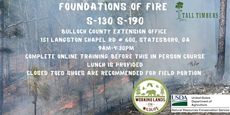 Prescribed Fire Training