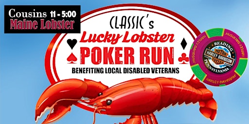 Imagem principal do evento The Lucky Lobster Poker Run