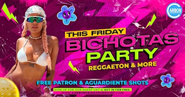 Imagen principal de Viernes de Bichotas • Perreo & mas @ Carbon Lounge • Free guest list