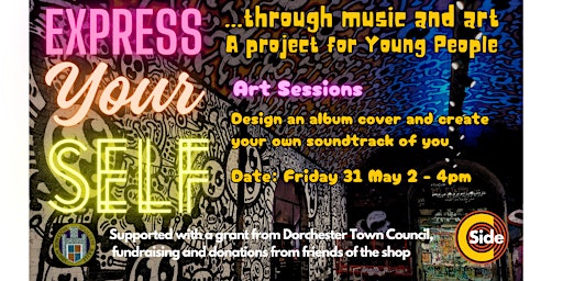 Hauptbild für Express Yourself Art Session 31 May