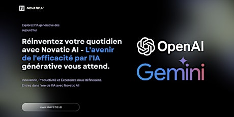 Transformez chaque jour en opportunité avec l'IA générative de Novatic.