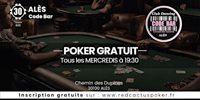 Hauptbild für Soirée RedCactus Poker X Code Bar à ALÉS (30)