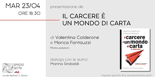 Primaire afbeelding van Presentazione de "Il carcere è un mondo di carta"