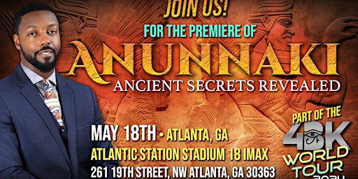 Imagem principal do evento "Anunnaki : Ancient Secrets Revealed" Premiere by Billy Carson