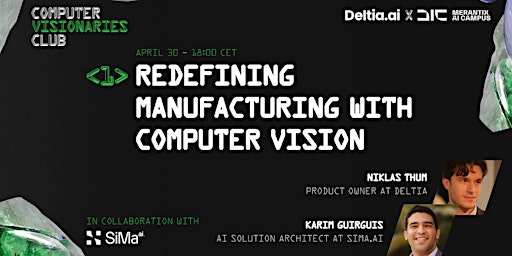 Primaire afbeelding van Computer Visionaries Club #1 - Redefining Manufacturing