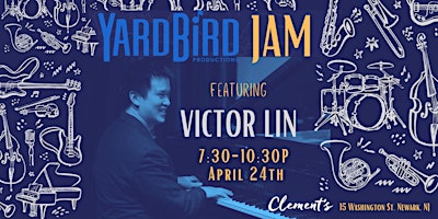 Primaire afbeelding van Yardbird Jam featuring Victor Lin (AAPI Jazz Fest Edition)
