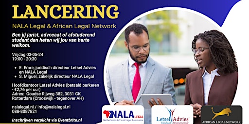 Lancering NALA Legal & African Legal Network primary image