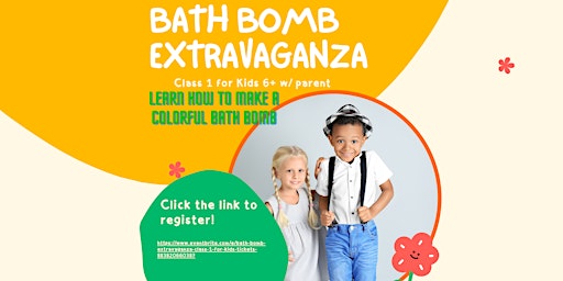 Imagem principal do evento Bath Bomb Extravaganza Class 1 For Kids