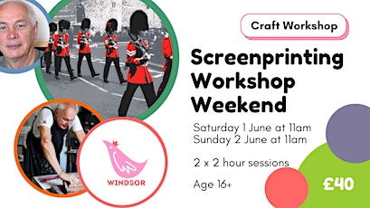 Screenprinting Workshop Weekend with Denby in Windsor