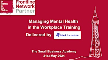 Primaire afbeelding van Managing Mental Health in the Workplace Training