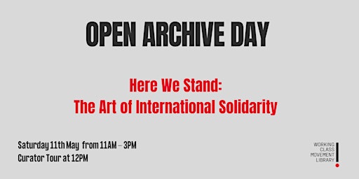 Imagem principal de Open Archive Day Curator Tour