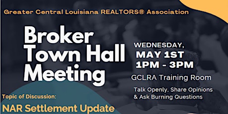 Broker Town Hall Meeting primary image