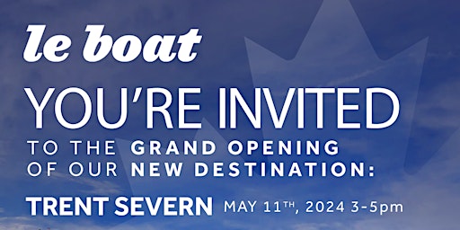 Le Boat Trent-Severn Grand Opening primary image