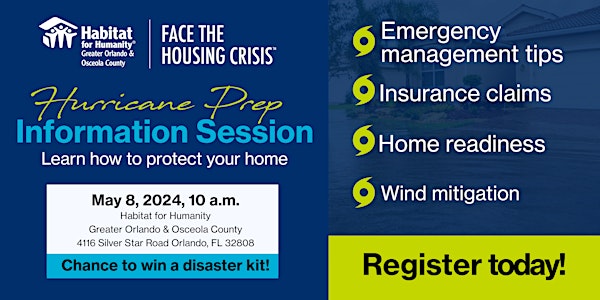 Hurricane Preparedness Information Session - Orlando