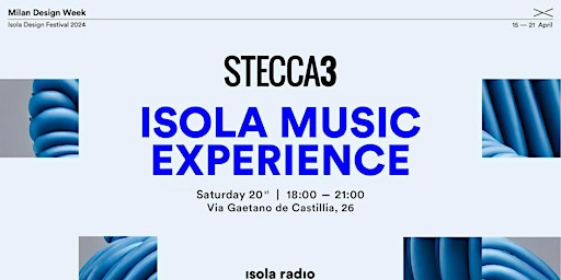 Imagen principal de 20.04 | Isola Music Experience @Stecca3