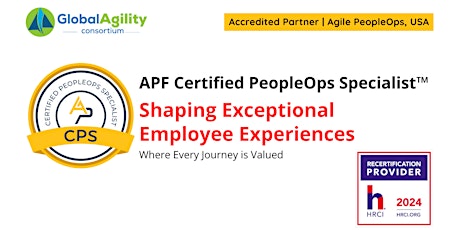 APF Certified PeopleOps Specialist™ (APF CPS™) | May  20-21, 2024