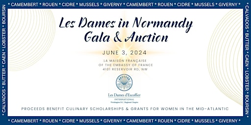 Image principale de Les Dames in Normandy Gala & Auction