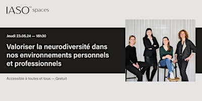 Valoriser la neurodiversité en milieu perso et pro. primary image