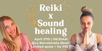 Reiki x Sound Healing on the beach primary image