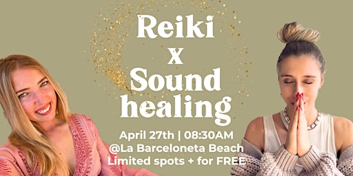 Reiki x Sound Healing on the beach primary image