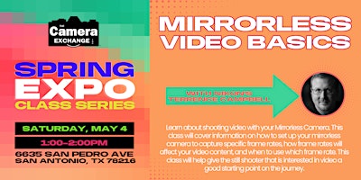 Spring Expo Series: Mirrorless Video Basics with Nikon's Terrence Campbell  primärbild