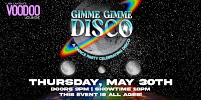 Imagem principal do evento Gimme Gimme Disco at Lava Cantina