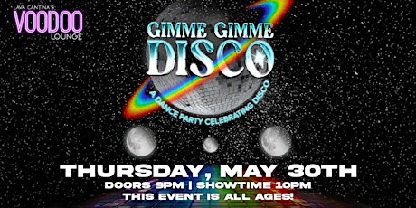 Gimme Gimme Disco at Lava Cantina