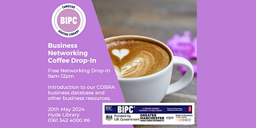 Primaire afbeelding van Business Networking Coffee Drop-In + Intro to COBRA