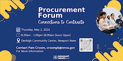 Imagem principal do evento Connections to Contracts Procurement Forum