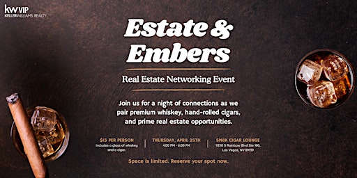 Hauptbild für Estate & Embers: A Real Estate Networking Event