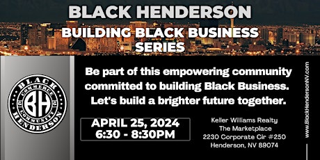 Building Black Business Class - April