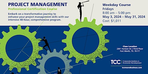 Project Management Professional (PMP)  - Open Enrollment for Weekday Course primary image