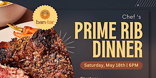 Imagem principal do evento Chef's Prime Rib Dinner